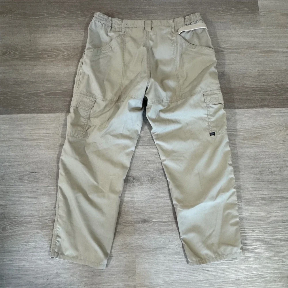 5.11 Tactical Series Cargo Pants Mens 40/30 Khaki Ripstop Style 74273